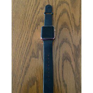 Digital LED Square Face Watch With Black Strap